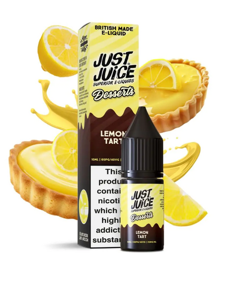 Lemon Tart By Just Juice Desserts 10ml Nic Salt Just Juice