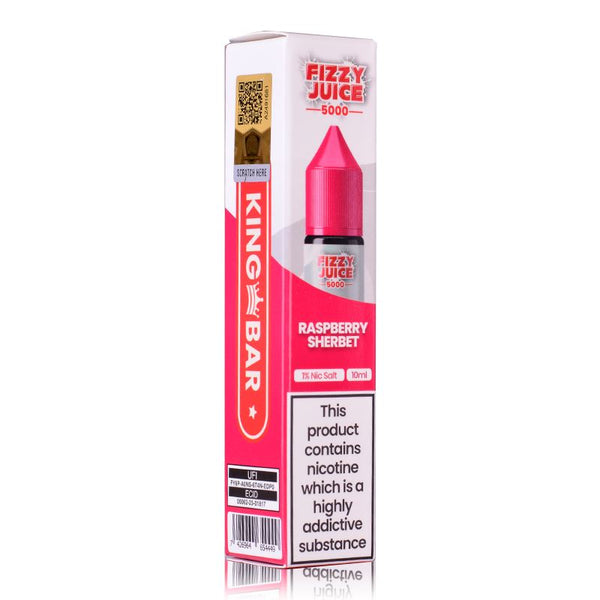 Raspberry Sherbet By Fizzy Juice Salt 10ml