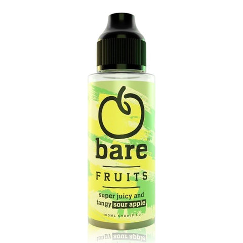 Sour Apple By Bare Fruits 100ml Shortfill Bare Eliquid