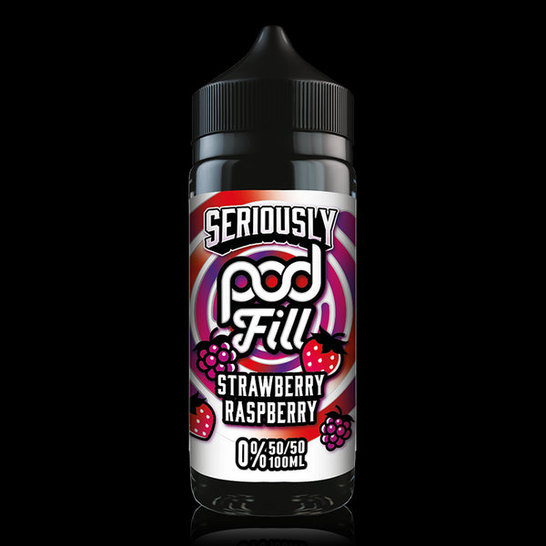 Strawberry Raspberry By Seriously Pod Fill 100ml Shortfill