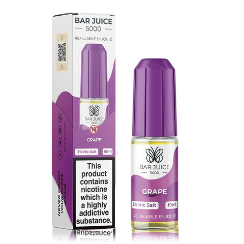 Grape By Bar Juice 5000 Salt 10ml Bar Juice 5000