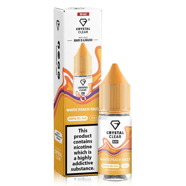 White Peach Razz By Crystal Clear Salt 10ml