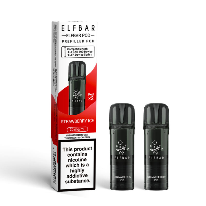 Elf Bar 600 Replacement Pre Filled Pods 2 Pack