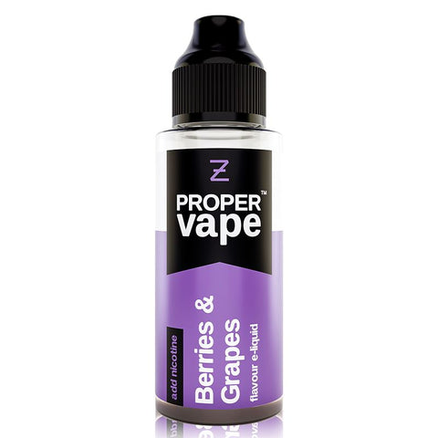 Berries and Grape by Proper Vape 100ml Shortfill Zeus Juice