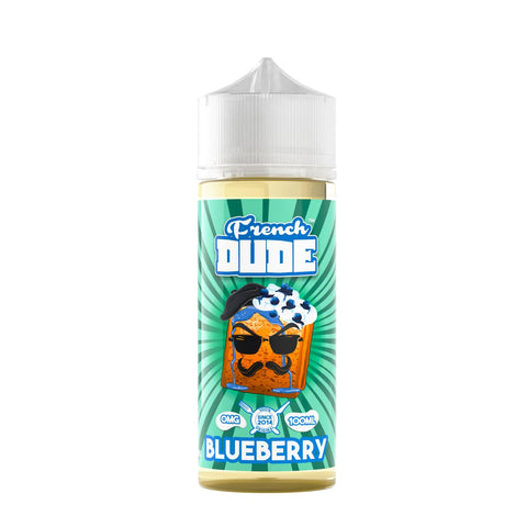 Blueberry By French Dude 100ml Shortfill Vape Breakfast Classics