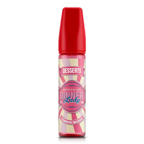 Strawberry Macaroon By Dinner Lady 50ml Shortfill Dinner Lady