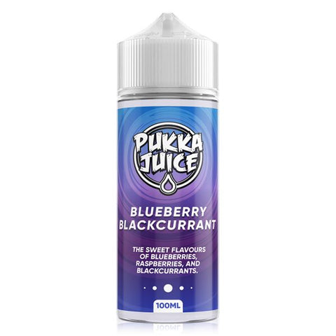 Blueberry Blackcurrant Shortfill By Pukka Juice 100ml Pukka Juice