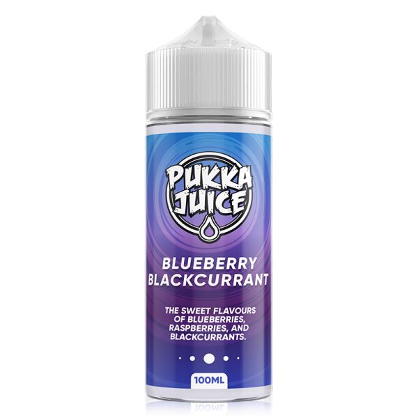 Blueberry Blackcurrant Shortfill By Pukka Juice 100ml