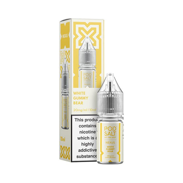 White Gummy Bear By Nexus Pod Salt 10ml