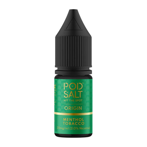 Menthol Tobacco By Pod Salt Origin 10ml Nic Salt Pod Salt