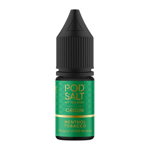 Menthol Tobacco By Pod Salt Origin 10ml Nic Salt