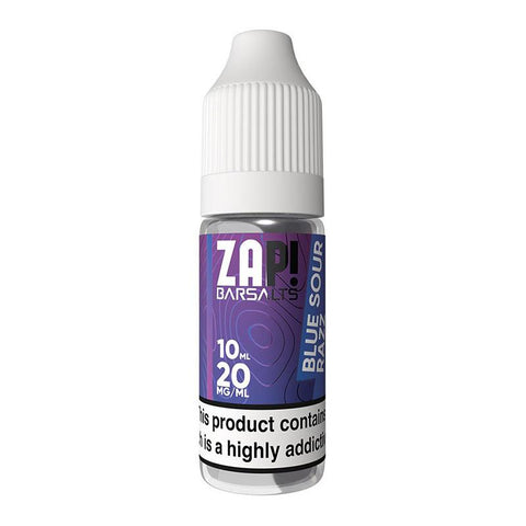 Blue Sour Razz By Zap Bar Salts 10ml Zap