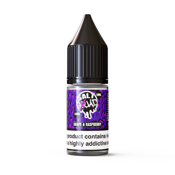 Grape and Raspberry By Salt Squad 10ml Nic Salt