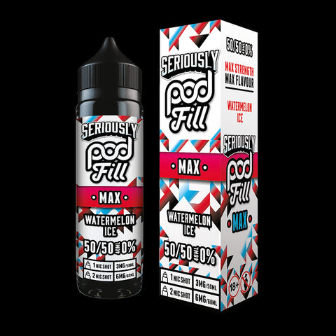 Watermelon Ice By Seriously Podfill Max 40ml Shortfill Seriously Doozy