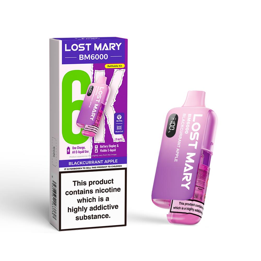 BM6000 V2 Prefilled Pod Kit By Lost Mary