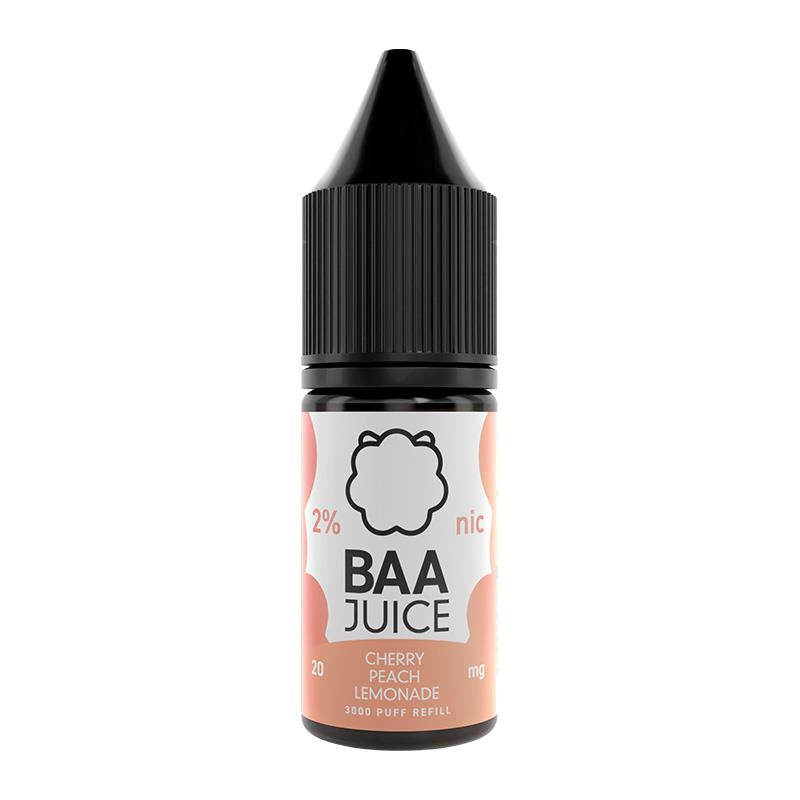 Cherry Peach Lemonade By Baa Juice 10ml Nic Salt Baa Salts