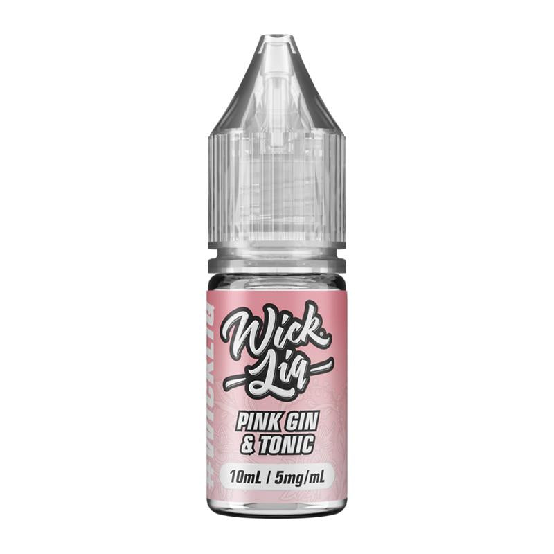 Pink Gin and Tonic By Wick Liq 10ml Nic Salt Wick Liquor