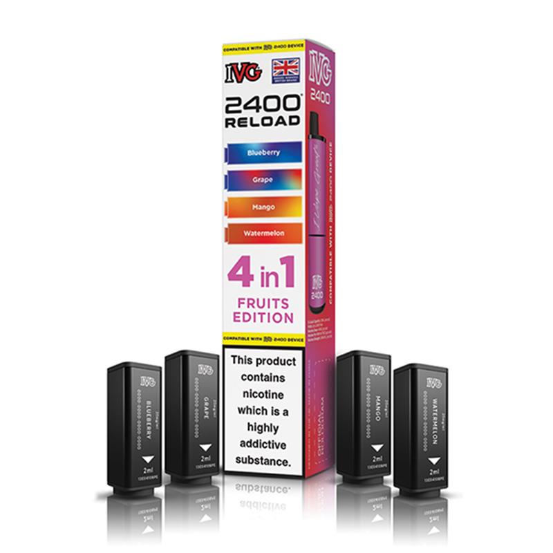 I VG 2400 Reload 4 in 1 Prefilled Replacement Pods