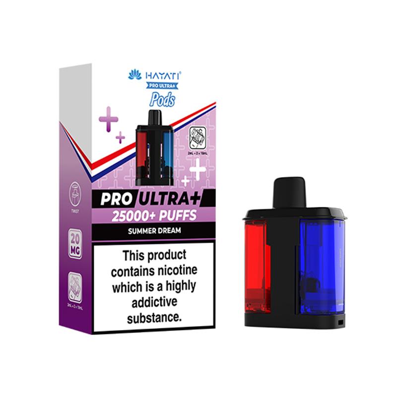 Hayati Pro Ultra Plus 25000 Prefilled Replacement Pods Hayati