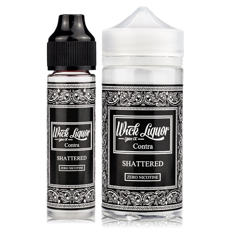 Contra Shattered  By Wick Liquor 0mg Shortfill