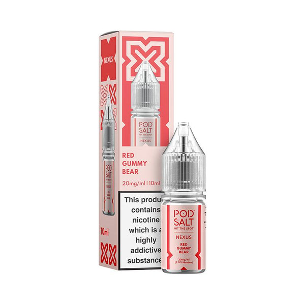 Red Gummy Bear By Nexus Pod Salt 10ml