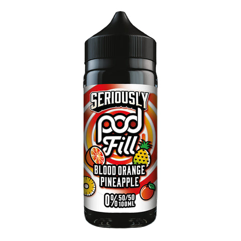 Blood Orange Pineapple By Seriously Pod Fill 100ml Shortfill Seriously Doozy
