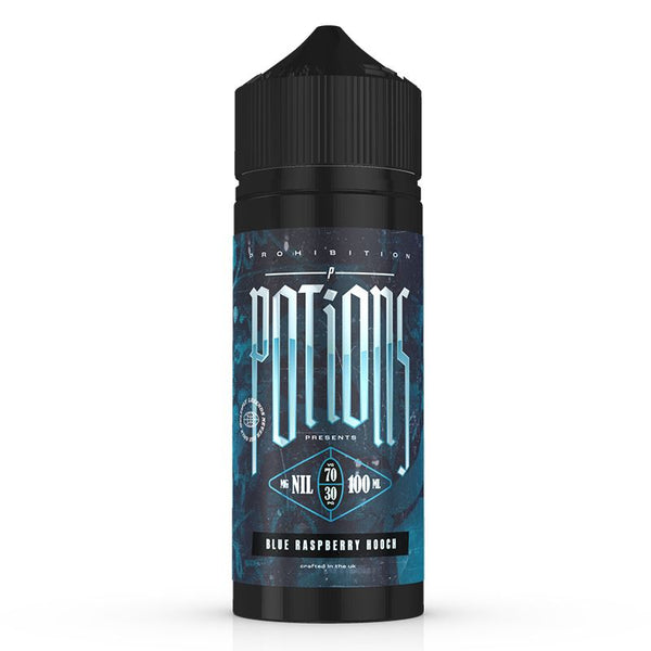 Blue Raspberry Hooch By Prohibition Potions 100ml Shortfill