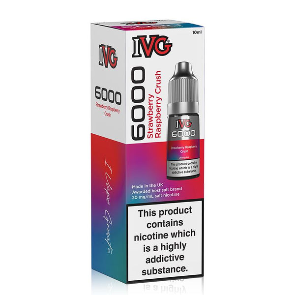 Strawberry Raspberry Crush By I VG 6000 10ml Salts