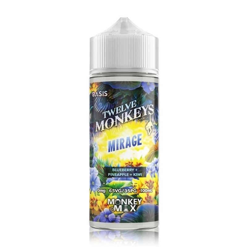 Mirage By Twelve Monkeys Oasis Shortfill