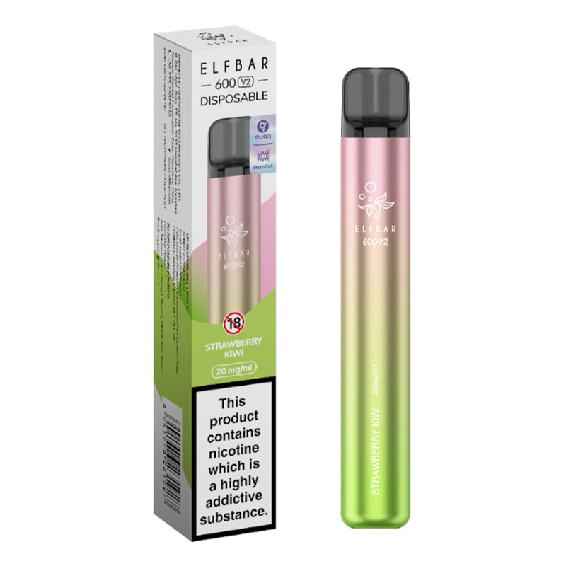 Elf Bar V2 600 Disposable Vape 20mg (out of date)