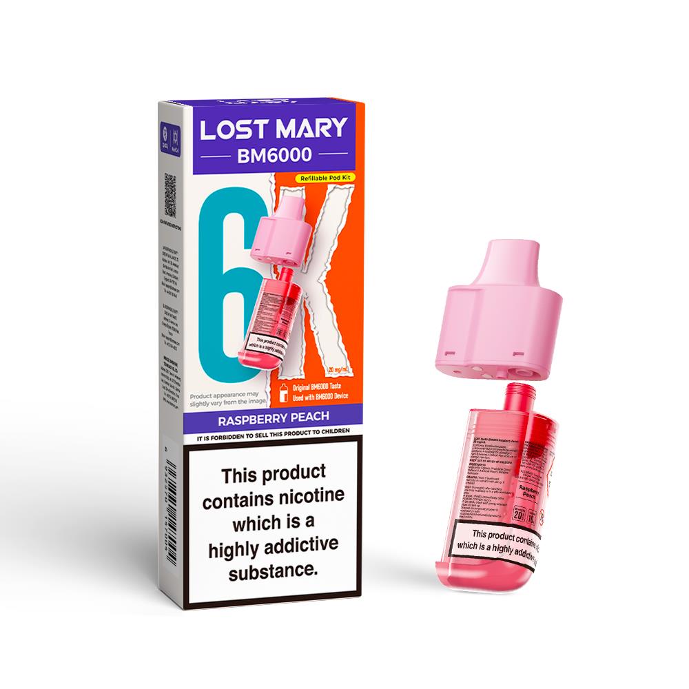 BM6000 Prefilled Replacement Pod By Lost Mary