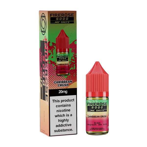 Caribbean By Elux Firerose 5000 10ml Salts