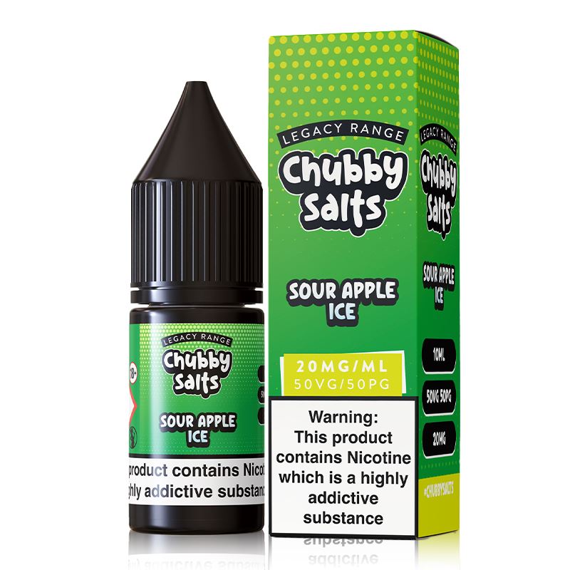 Sour Apple ICE By Chubby Salts 10ml
