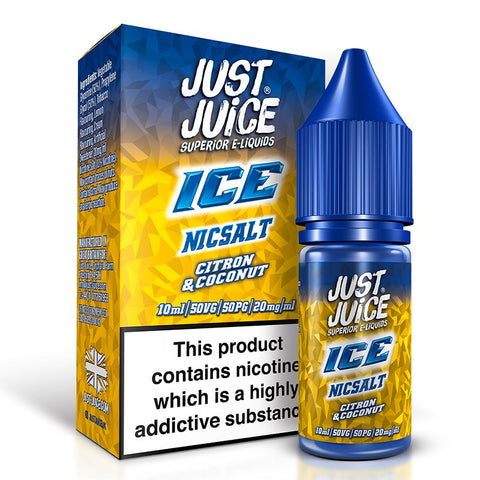 Citron and Coconut By Just Juice ICE Salts 10ml Just Juice