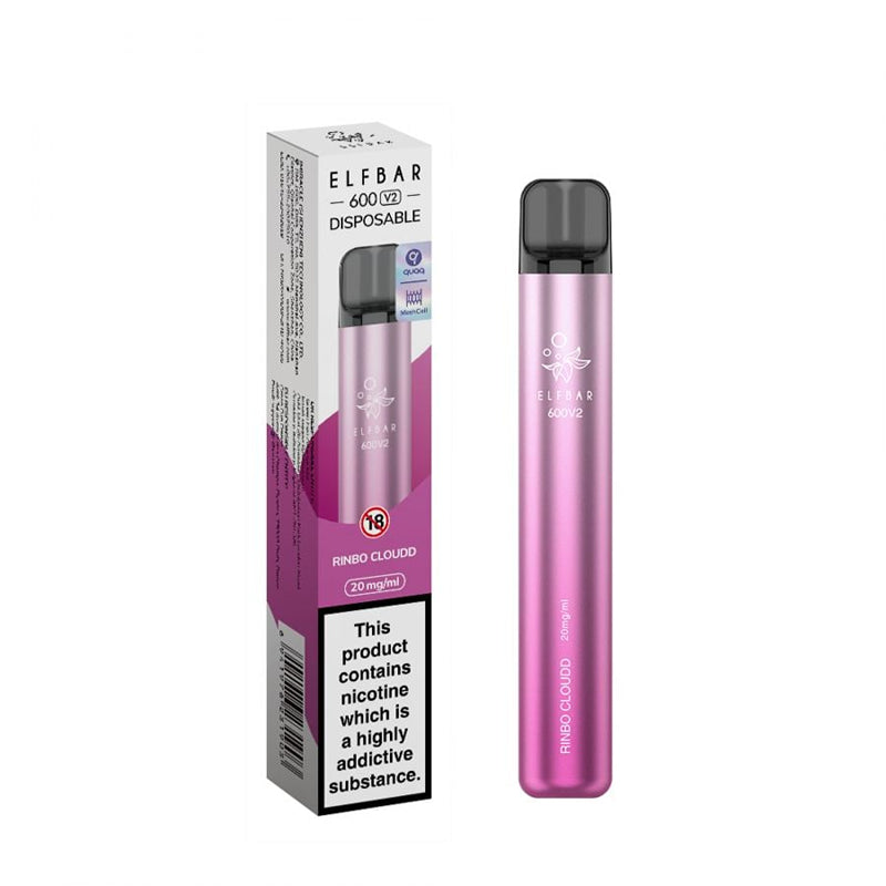 Elf Bar V2 600 Disposable Vape 20mg (out of date)