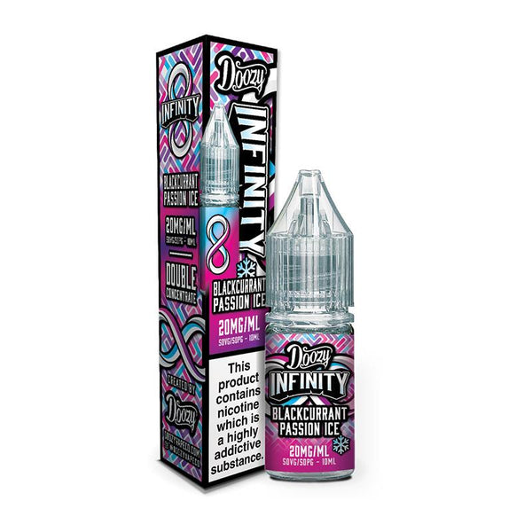 Blackcurrant Passion Ice By Doozy Infinity 10ml Nic Salt