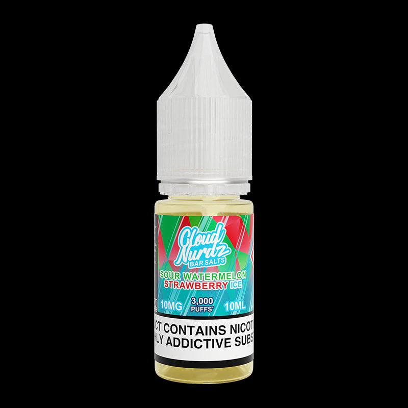 Sour Watermelon Strawberry By Cloud Nurdz Bar Salts 10ml
