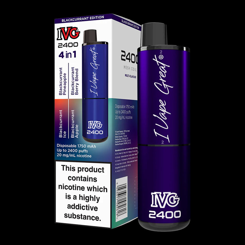 I VG 2400 Puff Multi Flavour Disposable Vape 20mg