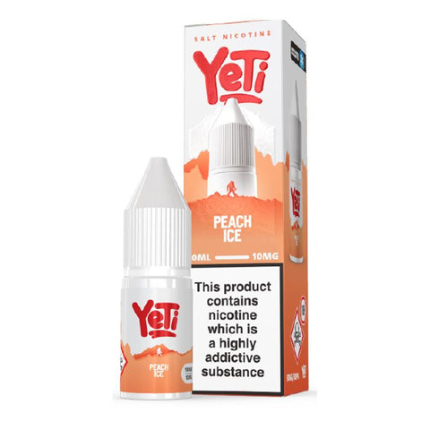 Peach Ice By Yeti Summit 10ml Nic Salt Yeti