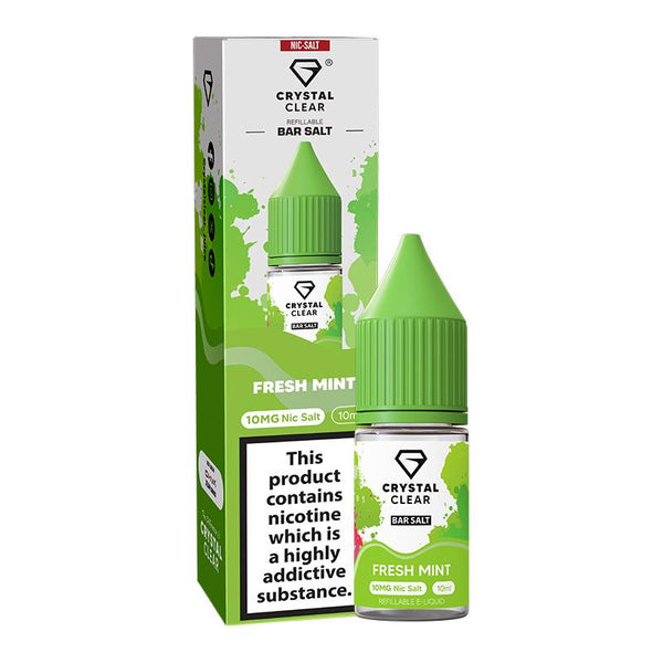 Fresh Mint By Crystal Clear Salt 10ml