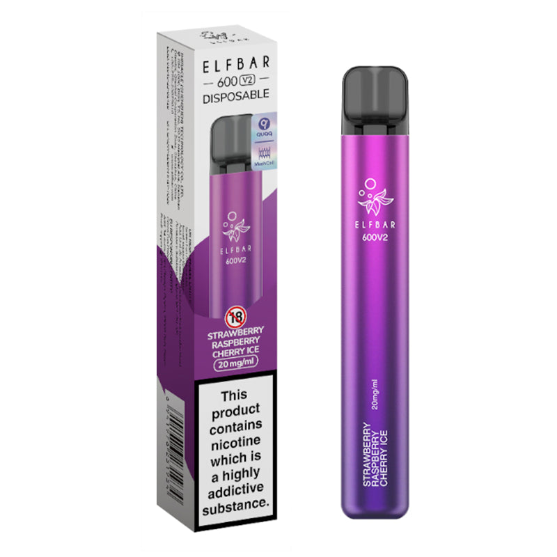 Elf Bar V2 600 Disposable Vape 20mg (out of date)
