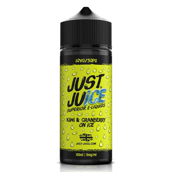 Kiwi And Cranberry Ice By Just Juice 100ml Shortfill