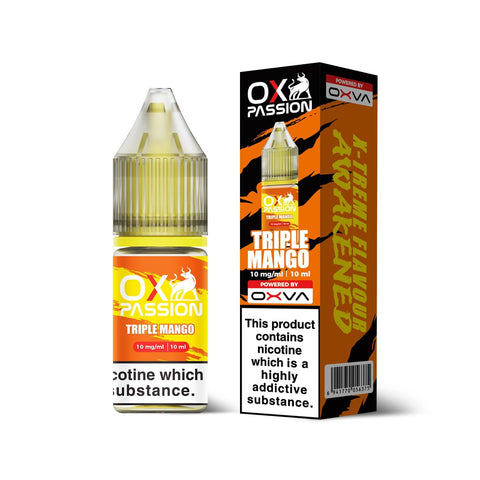 Triple Mango 10ml Nic Salt By Ox Passion Ox Passion