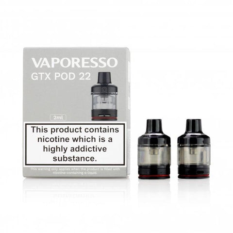 GTX Go40 (Pod 22) Replacement 2ml Pod 2 Pack By Vaporesso