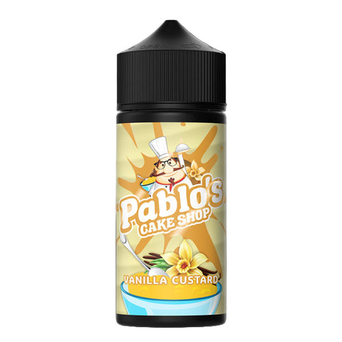 Vanilla Custard By Pablo's Cake Shop 100ml Shortfill Pablos Cake Shop