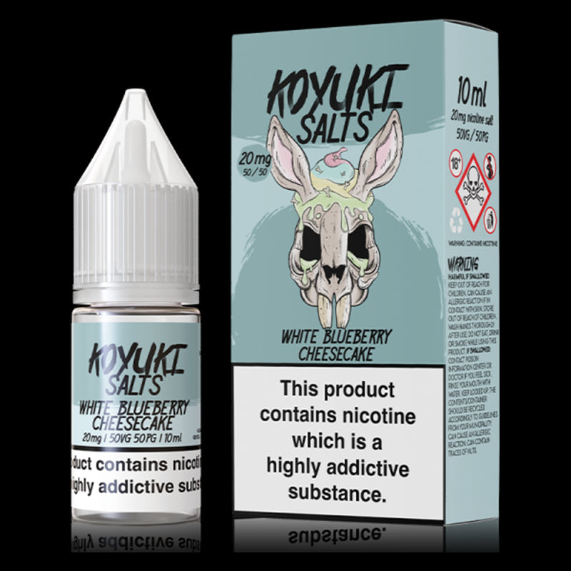 White blueberry Cheesecake By Koyuki 10ml Nic Salt