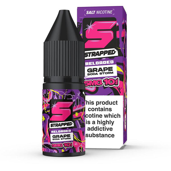 Grape Soda Storm By Strapped Reloaded Salts 10ml