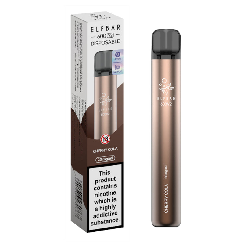 Elf Bar V2 600 Disposable Vape 20mg (out of date)