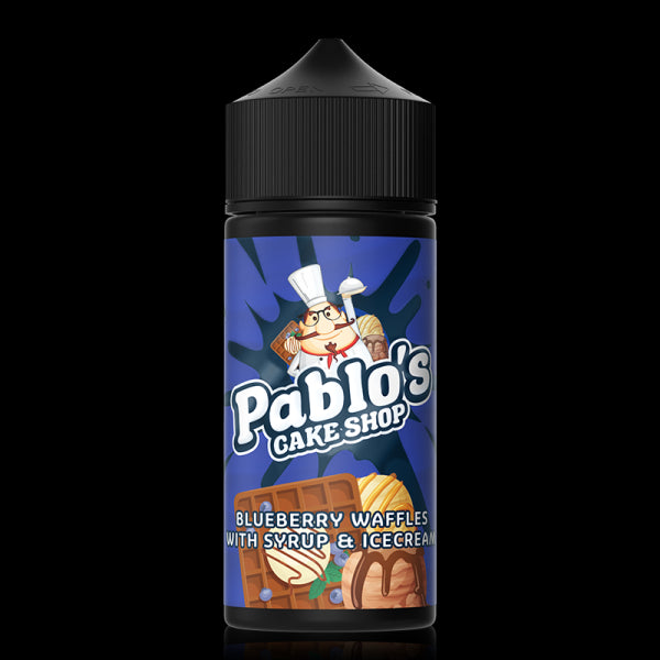Blueberry Waffles with Syrup and Ice Cream By Pablo's Cake Shop 100ml Shortfill