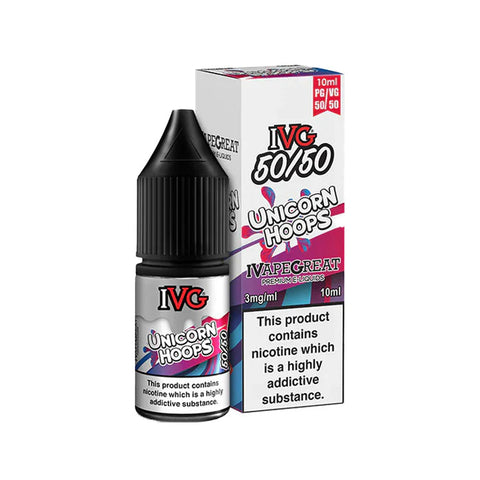 Unicorn Hoops By I VG 50/50 10ml 18mg (out of date) Out of Date